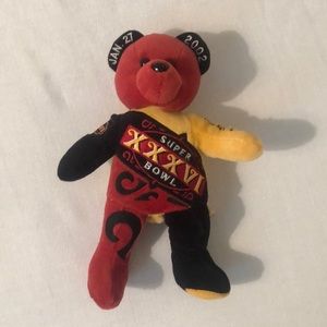 Super Bowl XXXVI Stuffed Bear Souvenir